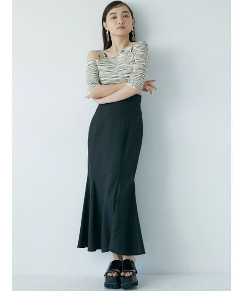 MURUA（ムルーア）の「スクエアトゥスライダーサンダル（サンダル・レディース・ブラック/その他1・22.5/24.5/23.5）」の18枚目の写真