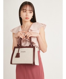 キャンバスロゴバッグ