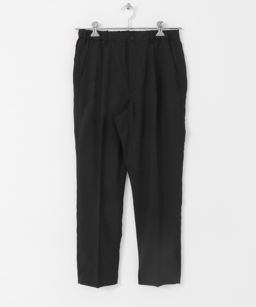 ITEMS URBANRESEARCH(アイテムズ アーバンリサーチ)の「シャンタン センタープレス スラックスパンツ(スラックス・メンズ・ブラック/ベージュ/カーキ/ブラウン・MEDIUM/LARGE)」の22枚目の写真