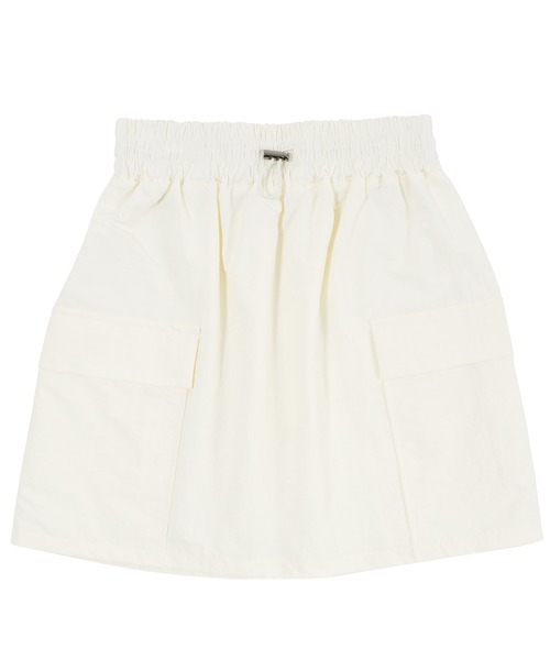 Figments（フィグメンツ）の「ナイロンカーゴミニスカート（スカート・レディース・ブラック/オフホワイト/ライトパープル・FREE）」の14枚目の写真