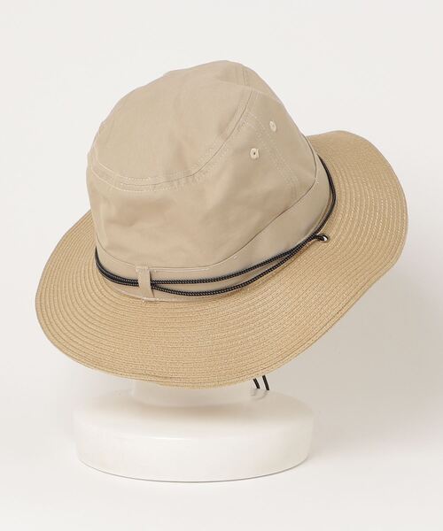Clef(クレ)の「Clef/クレ ハット アドベンチャー KEBILI HAT 紫外線対策 RB7001(ハット・メンズ・ベージュ/ブラック・FREE)」の3枚目の写真