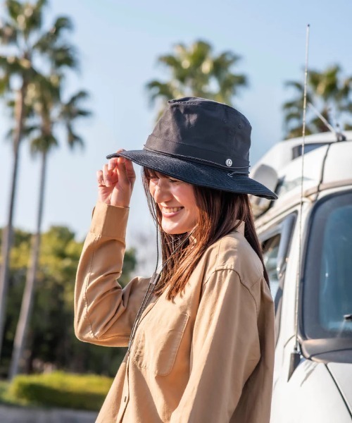 Clef(クレ)の「Clef/クレ ハット アドベンチャー KEBILI HAT 紫外線対策 RB7001(ハット・メンズ・ベージュ/ブラック・FREE)」の5枚目の写真