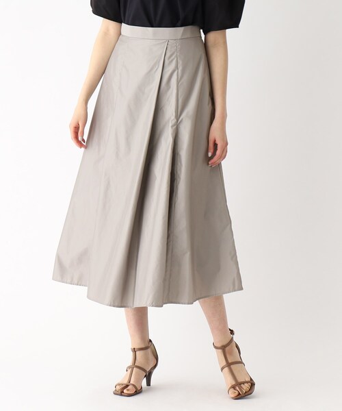 OPAQUE.CLIP（オペークドットクリップ）の「◆アシメタックフレアスカート【イージーケア/洗濯機洗い可】（スカート・レディース・ベージュ/グレー/ブラック・36/38/40/42）」の3枚目の写真