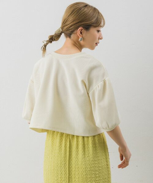 RETRO GIRL(レトロガール)の「半袖ドットボタンカーデ(Tシャツ/カットソー・レディース・オレンジ/ホワイト/ブラック/ブルー・FREE)」の11枚目の写真