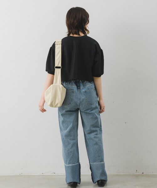 RETRO GIRL(レトロガール)の「半袖ドットボタンカーデ(Tシャツ/カットソー・レディース・オレンジ/ホワイト/ブラック/ブルー・FREE)」の19枚目の写真