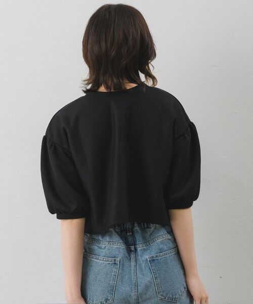 RETRO GIRL(レトロガール)の「半袖ドットボタンカーデ(Tシャツ/カットソー・レディース・オレンジ/ホワイト/ブラック/ブルー・FREE)」の22枚目の写真