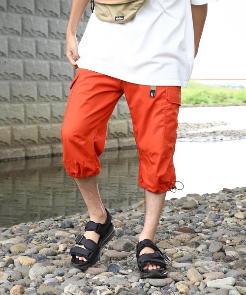 OUTDOOR PRODUCTS(アウトドアプロダクツ)の「【OUTDOOR PRODUCTS】25SS新色追加 TCウェザー クライミング クロップド カーゴパンツ(カーゴパンツ・メンズ・ブラック/カーキ/チャコール/ベージュ/オレンジ/ライトグリーン・MEDIUM/LARGE/X-LARGE)」の6枚目の写真
