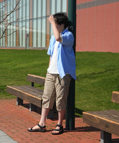 OUTDOOR PRODUCTS(アウトドアプロダクツ)の「【OUTDOOR PRODUCTS】25SS新色追加 TCウェザー クライミング クロップド カーゴパンツ(カーゴパンツ・メンズ・ブラック/カーキ/チャコール/ベージュ/オレンジ/ライトグリーン・MEDIUM/LARGE/X-LARGE)」の8枚目の写真
