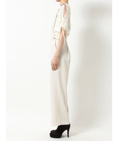 RESEXXY（リゼクシー）の「ハイウエストサスペンダーパンツ（その他パンツ・レディース・アイボリー/ブラック/グリーン・FREE）」の12枚目の写真