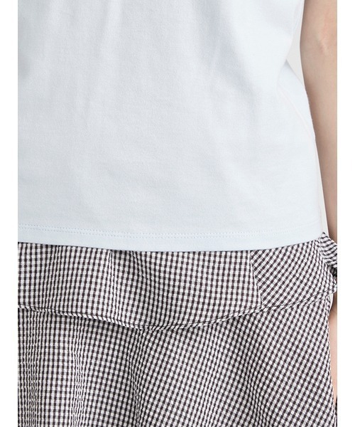 FURFUR（ファーファー）の「【FURFUR×上國料萌衣】トリプルキャットイラストTシャツ（Tシャツ/カットソー・レディース・サックスブルー/ホワイト/ピンク・FREE）」の14枚目の写真