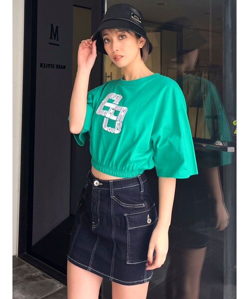 GYDA(ジェイダ)の「H/WカーゴデザインSKライクデニムSPT(デニムスカート・レディース・ライトブルー/インディゴブルー・SMALL/MEDIUM)」の10枚目の写真