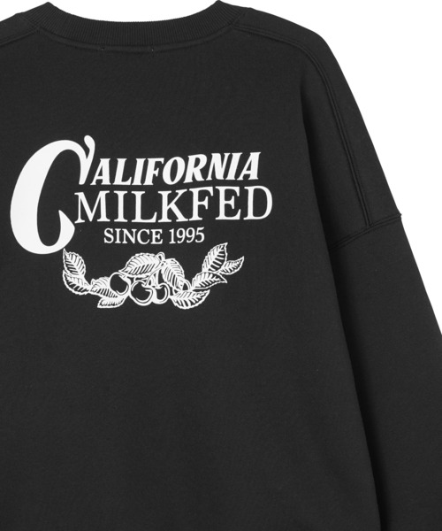 MILKFED.（ミルクフェド）の「CALIFORNIA MILKFED SWEAT TOP（スウェット・レディース・バーガンディー/グリーン/マルチ/ブラック・M/L）」の6枚目の写真