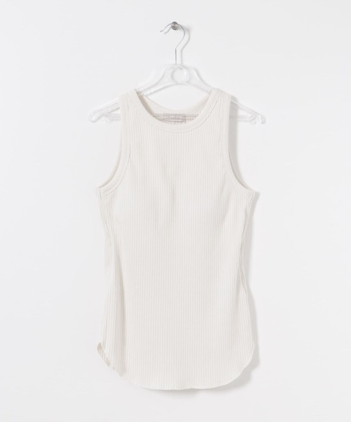 LAATO（ラート）の「PAD TANK TOP（タンクトップ・レディース・ベージュ/オフホワイト/ブラック・FREE）」の8枚目の写真