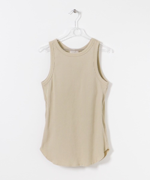 LAATO（ラート）の「PAD TANK TOP（タンクトップ・レディース・ベージュ/オフホワイト/ブラック・FREE）」の9枚目の写真