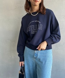 [LA HUTTE/ラ ユット] 別注 前後2WAY ビッグロゴプリントスウェット