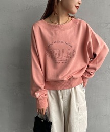 [LA HUTTE/ラ ユット] 別注 前後2WAY ビッグロゴプリントスウェット