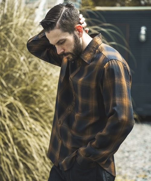 MR.OLIVE（ミスターオリーブ）の「TENCEL OMBRE CHECK / REGULAR