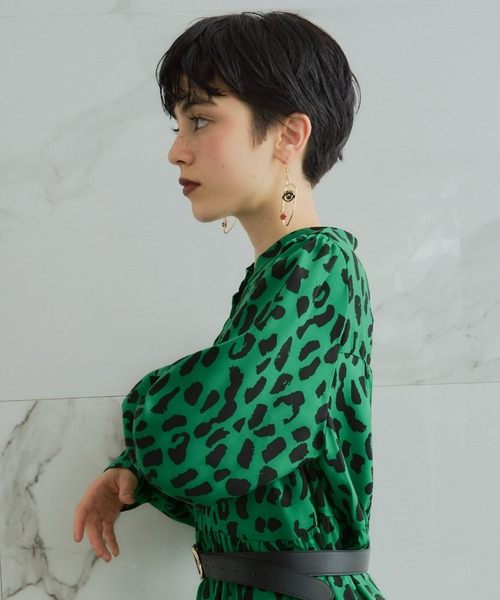 manana suerte（マニャーナスエルテ）の「faceフックピアス（ピアス（両耳用）・レディース・ゴールド・FREE）」の6枚目の写真