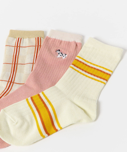 URBAN RESEARCH DOORS(アーバンリサーチドアーズ)の「パックソックス(KIDS)(ソックス/靴下・キッズ・グレー系その他/ピンク系その他・16-18/19-21cm)」の8枚目の写真