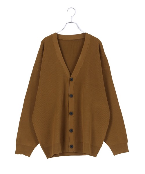 JUNRED（ジュンレッド）の「リブニットルーズカーディガン（カーディガン/ボレロ・メンズ・ブラック/ブラウン/イエロー/グリーン・S/M/L）」の21枚目の写真