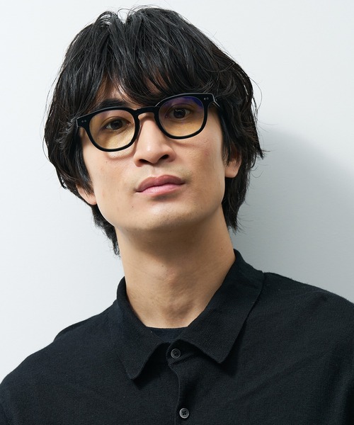 Zoff ウェリントン型　眼鏡　黒縁眼鏡　PCメガネ Zoff 伊達メガネ メガネ 眼鏡 ウェリントン型メガネ｜太縁メガネ