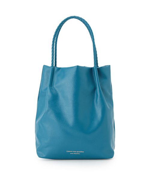 ROPE' PICNIC（ロペピクニック）の「新色追加/洗えるメッシュハンドルミドルトートバッグ（トートバッグ・レディース・レッド系その他/グリーン系その他/キナリ/ブラック/ブルー系その他4/ダークパープル/シルバー/イエロー系その他2/ピンク系その他2/ベージュ系その他/ボルドー/ブルー系その他3・FREE）」の7枚目の写真