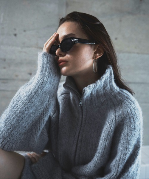 BLONDEY（ブロンディ）の「ドライバーズニット（ニット/セーター・レディース・グレー/ブルー/チャコールグレー/ピンク・FREE）」の21枚目の写真