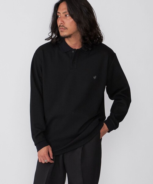 SHIPS（シップス）の「【WEB限定】SHIPS: ワンポイント ロゴ バーズアイ ロングスリーブ ポロシャツ（ポロシャツ・メンズ・オリーブ/ブラック/ネイビー/グレー/ダークブルー・X-LARGE/LARGE/SMALL/MEDIUM）」の20枚目の写真