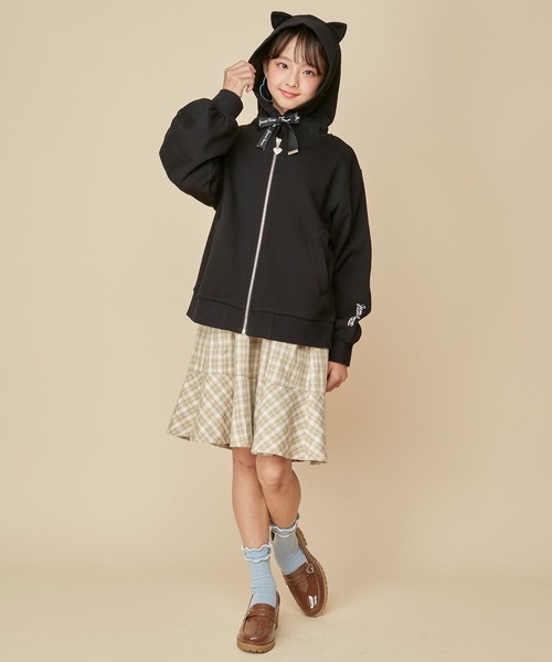 JENNI（ジェニィ）の「ダブルメローリブクルーソックス（ソックス/靴下・キッズ・オフホワイト/サックスブルー/ラベンダー・22-24cm/19-21cm）」の8枚目の写真