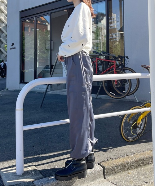 one way（ワンウェイ）の「ハートまみれトレーナー（スウェット・レディース・ホワイト/ブラック/ライトピンク/グレー・FREE）」の19枚目の写真