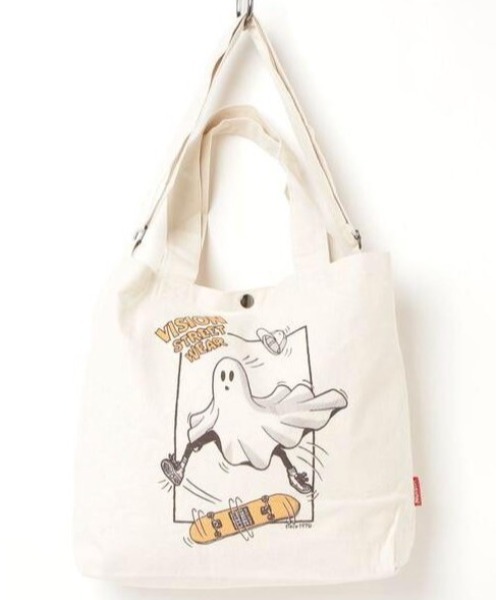 VISION STREET WEAR(ヴィジョンストリートウェア)の「【VISION】VISION 帆布プリント 2Way トート(ST)(トートバッグ・メンズ・その他2/その他4/その他3/その他1・FREE)」の3枚目の写真