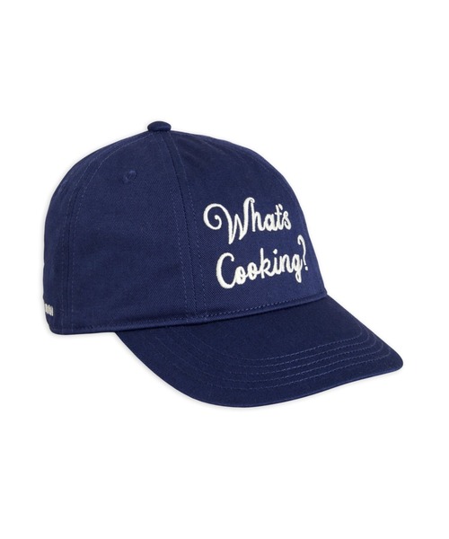 Mini Rodini（ミニロディーニ）の「mini rodini / "What's cooking "刺繍キャップ（キャップ・キッズ・ネイビー・48cm/52cm/44cm）」の5枚目の写真