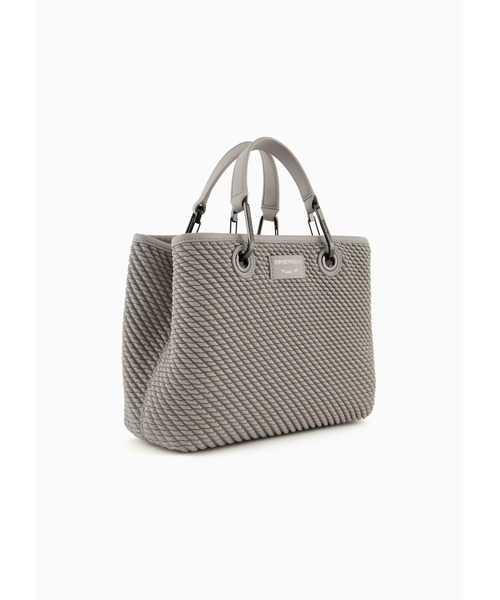 【EMPORIO ARMANI】 アルマーニ ハンドバッグ 希少モノグラムグレー EMPORIO ARMANI（エンポリオアルマーニ）の「【エンポリオ