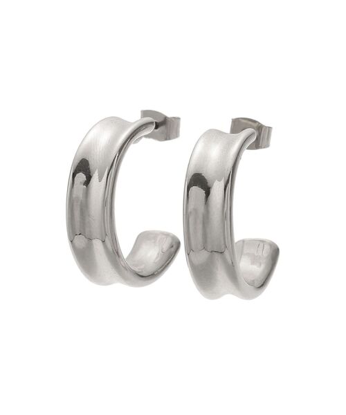 RESEXXY（リゼクシー）の「ワイドフープピアス（ピアス（両耳用）・レディース・ゴールド/シルバー・FREE）」の8枚目の写真