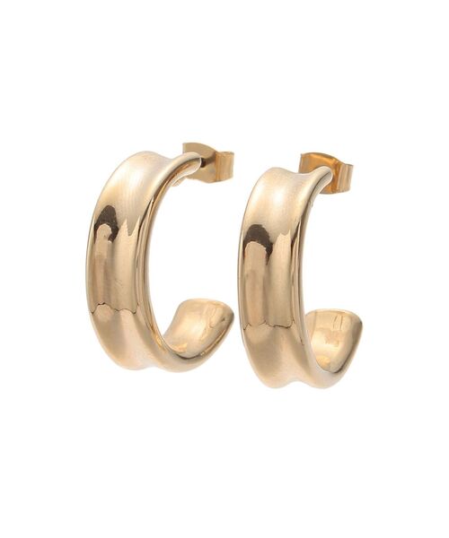 RESEXXY（リゼクシー）の「ワイドフープピアス（ピアス（両耳用）・レディース・ゴールド/シルバー・FREE）」の9枚目の写真