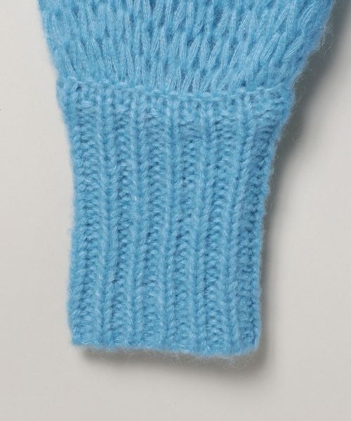 JEANASIS（ジーナシス）の「2GモヘアVカーディガン/ 983814（カーディガン/ボレロ・レディース・レッド/チャコールグレー/ライトブルー/オフホワイト・FREE）」の12枚目の写真