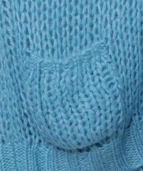 JEANASIS（ジーナシス）の「2GモヘアVカーディガン/ 983814（カーディガン/ボレロ・レディース・レッド/チャコールグレー/ライトブルー/オフホワイト・FREE）」の14枚目の写真