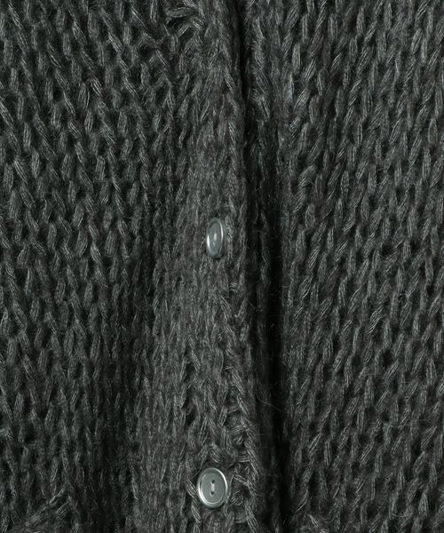 JEANASIS（ジーナシス）の「2GモヘアVカーディガン/ 983814（カーディガン/ボレロ・レディース・レッド/チャコールグレー/ライトブルー/オフホワイト・FREE）」の18枚目の写真