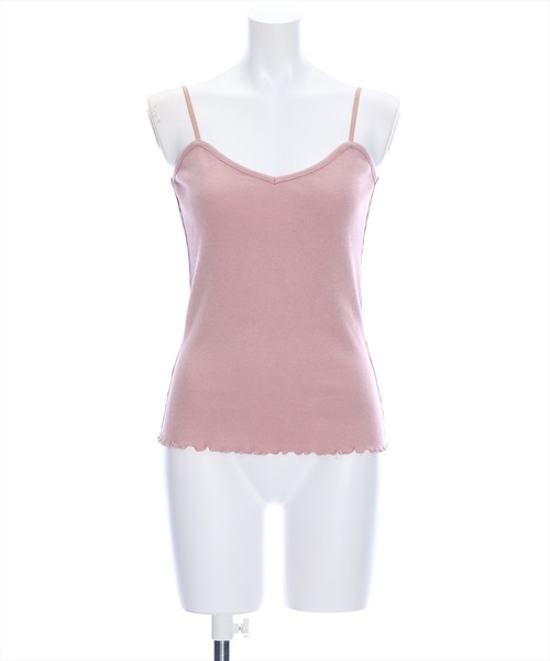 clear（クリア）の「リブキャミソール [着回し力抜群 大人 カジュアル]≪2024AW≫（キャミソール・レディース・ブラック/ベージュ/オフホワイト/ピンク・F）」の4枚目の写真