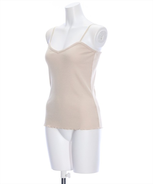 clear（クリア）の「リブキャミソール [着回し力抜群 大人 カジュアル]≪2024AW≫（キャミソール・レディース・ブラック/ベージュ/オフホワイト/ピンク・F）」の5枚目の写真