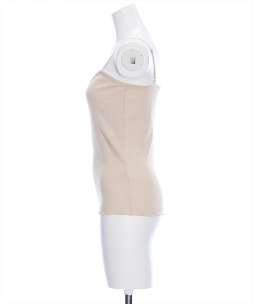 clear（クリア）の「リブキャミソール [着回し力抜群 大人 カジュアル]≪2024AW≫（キャミソール・レディース・ブラック/ベージュ/オフホワイト/ピンク・F）」の6枚目の写真