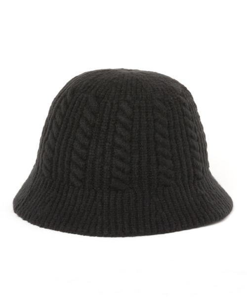 LAKOLE（ラコレ）の「ケーブルニットベルハット / 980303（ハット・レディース・オフホワイト/グレー/ブラック・FREE）」の6枚目の写真