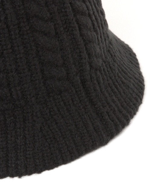 LAKOLE（ラコレ）の「ケーブルニットベルハット / 980303（ハット・レディース・オフホワイト/グレー/ブラック・FREE）」の10枚目の写真