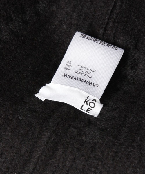 LAKOLE（ラコレ）の「ケーブルニットベルハット / 980303（ハット・レディース・オフホワイト/グレー/ブラック・FREE）」の12枚目の写真