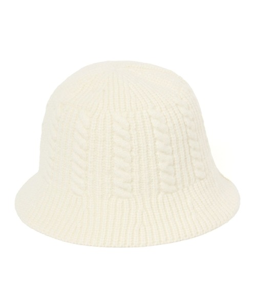 LAKOLE（ラコレ）の「ケーブルニットベルハット / 980303（ハット・レディース・オフホワイト/グレー/ブラック・FREE）」の16枚目の写真
