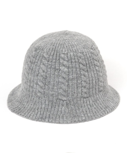 LAKOLE（ラコレ）の「ケーブルニットベルハット / 980303（ハット・レディース・オフホワイト/グレー/ブラック・FREE）」の14枚目の写真