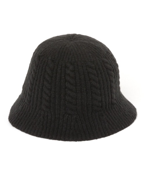 LAKOLE（ラコレ）の「ケーブルニットベルハット / 980303（ハット・レディース・オフホワイト/グレー/ブラック・FREE）」の15枚目の写真