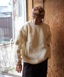 【極美品】macmahon knitting mills 3D Arm Bone MacMahon Knitting Mills Knit-3D Arm Bone