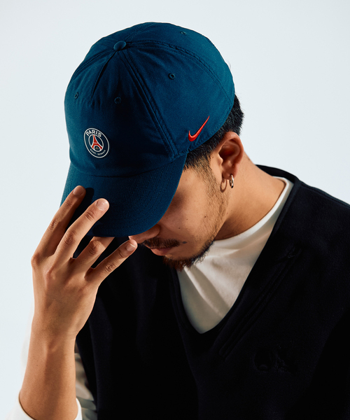 NIKE（ナイキ）の「【NIKE / ナイキ】PSG U NK CLUB CAP US CB L（キャップ・メンズ・ネイビー/ブラック・FREE）」の13枚目の写真