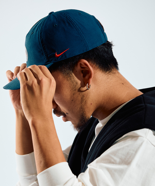 NIKE（ナイキ）の「【NIKE / ナイキ】PSG U NK CLUB CAP US CB L（キャップ・メンズ・ネイビー/ブラック・FREE）」の14枚目の写真